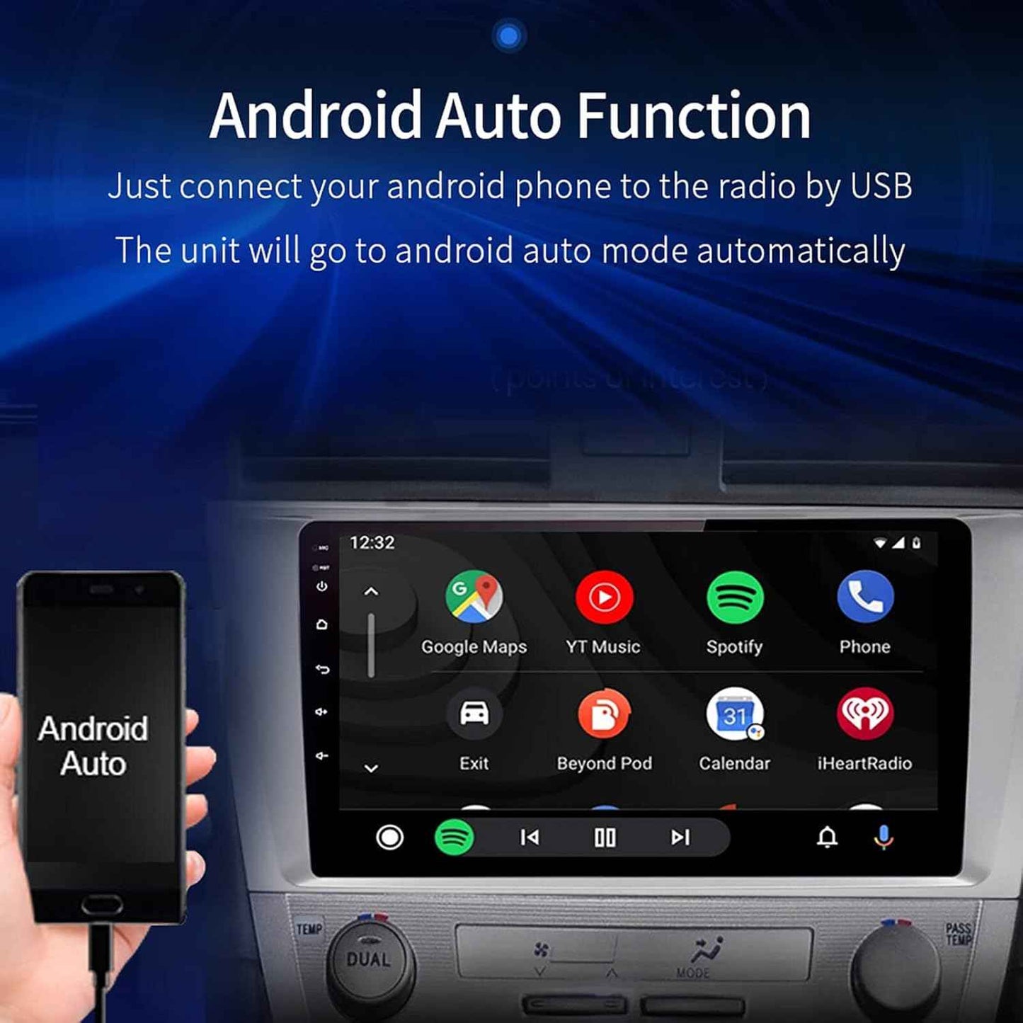 TOYOTA CAMRY 2007-2011 ANDROID .