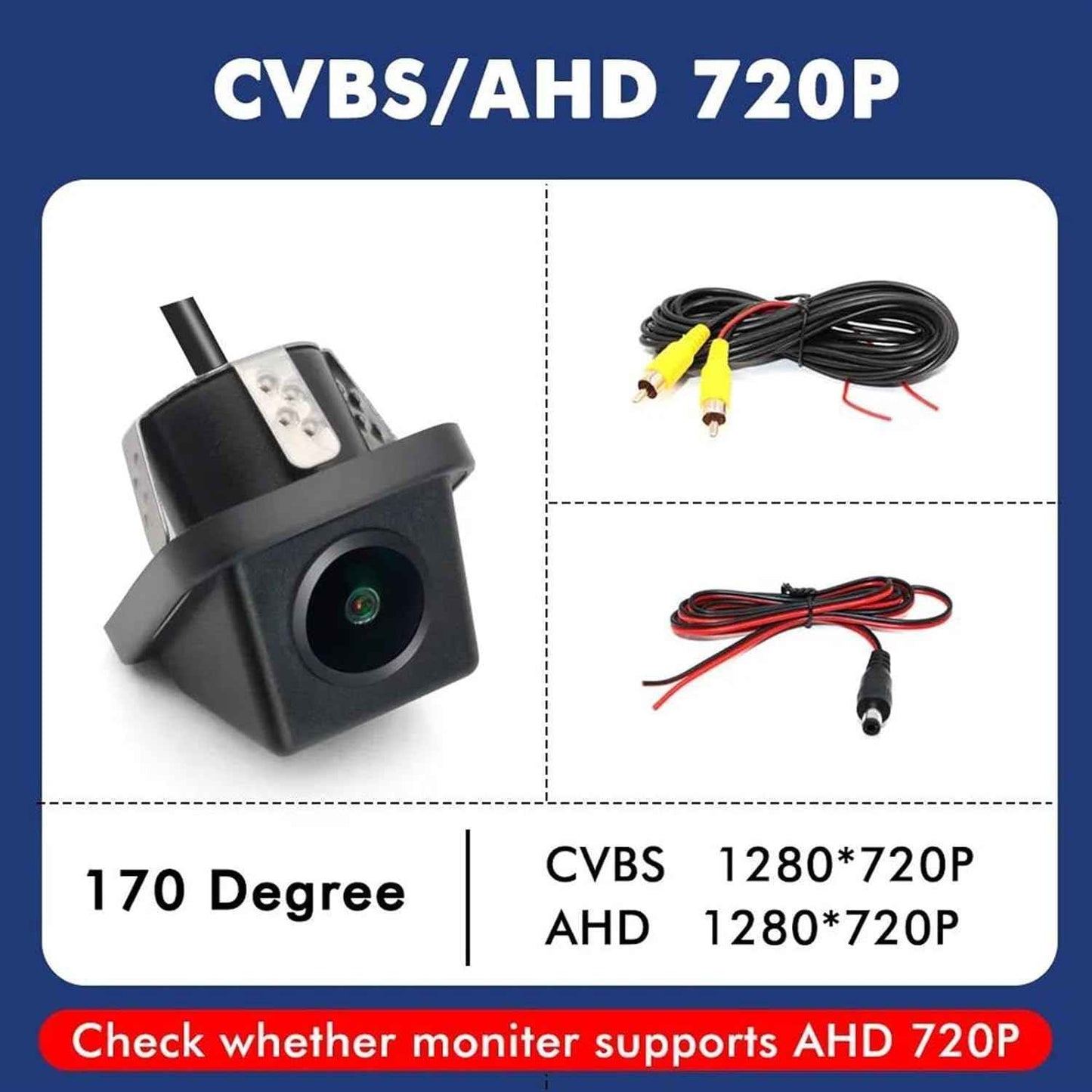 AHD X3 GMC CAR REAR VIEW OR FRONT VIEW CAMERA.