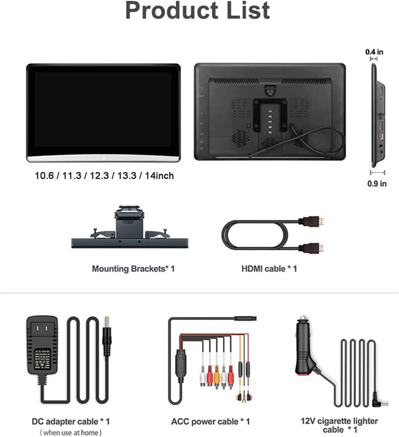 HEAD REST 10.6INCH ANDROID 2GB RAM 16GB STORAGE VER.13 (PAIR) . - Autotek_Q8