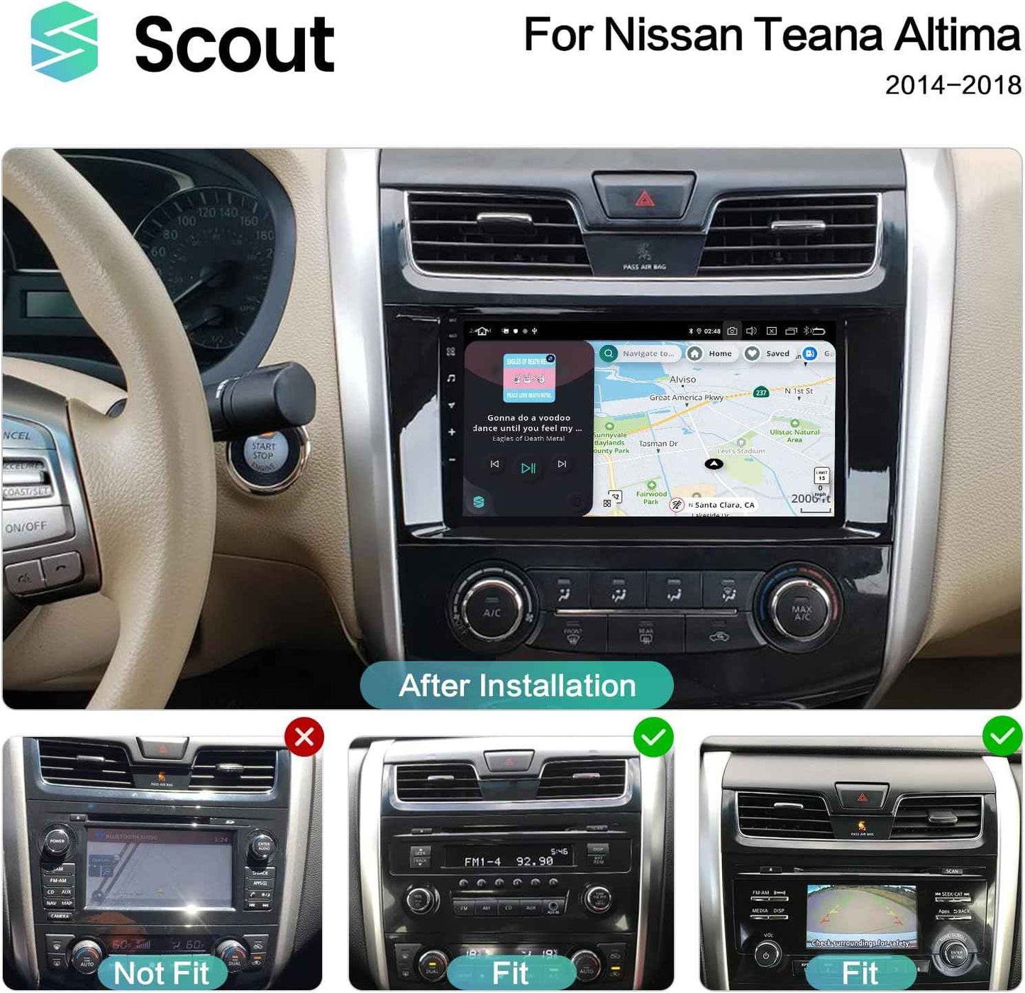 NISSAN ALTIMA 2013-2017 ANDROID