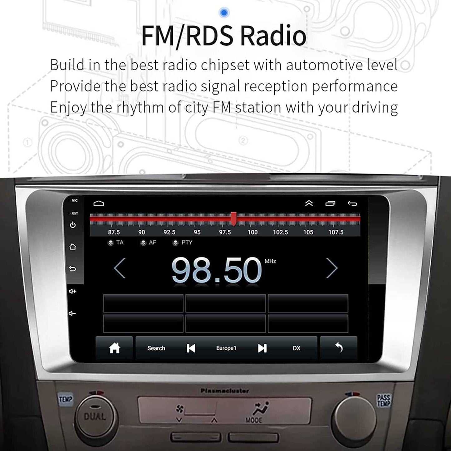 TOYOTA CAMRY 2007-2011 ANDROID .