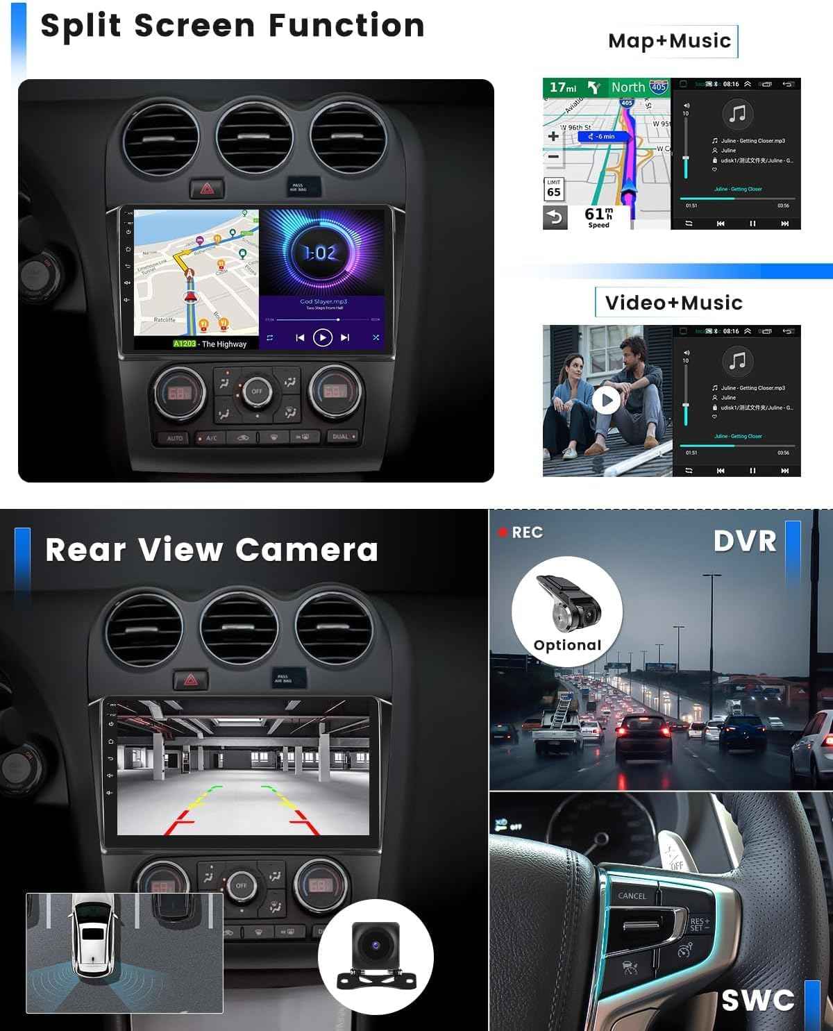 NISSAN ALTIMA 2008-2012 ANDROID