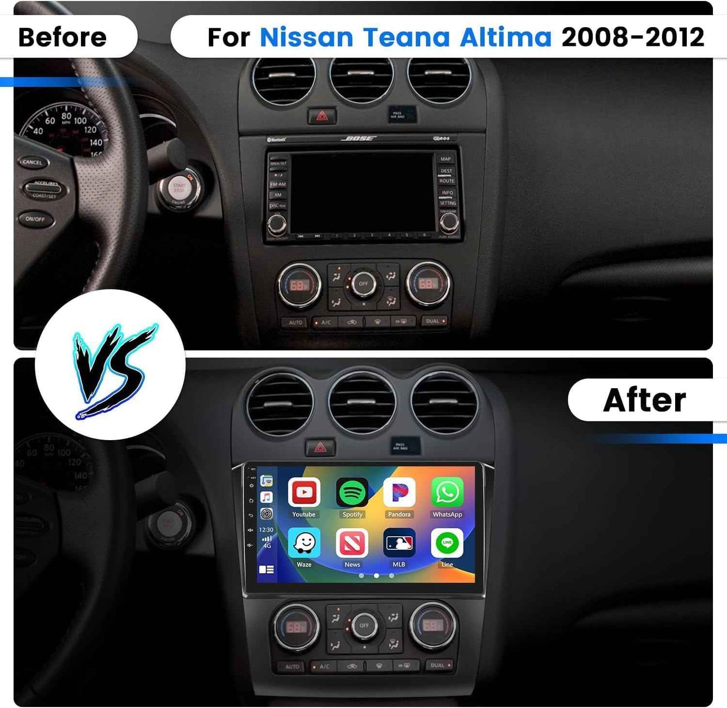 NISSAN ALTIMA 2008-2012 ANDROID