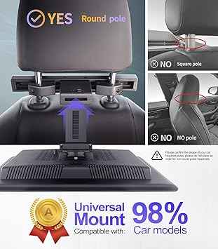HEAD REST 12.3INCH ANDROID 3GB RAM 16GB STORAGE VER.13 (PAIR) .