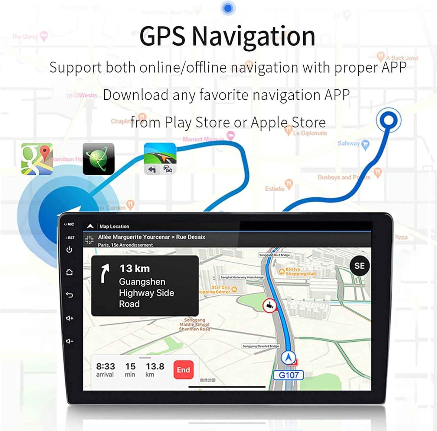TOYOTA CAMRY 2007-2011 ANDROID .