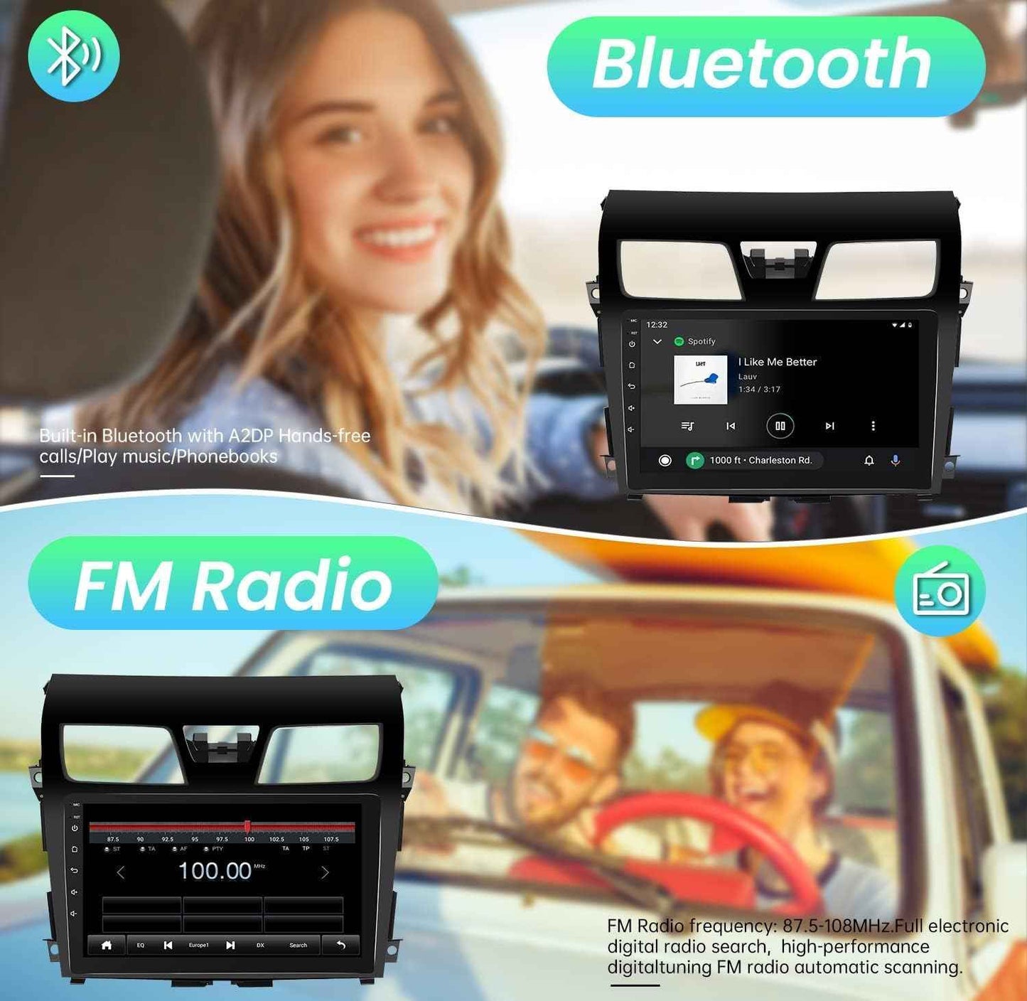 NISSAN ALTIMA 2013-2017 ANDROID