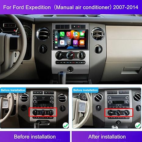 Ford Expedition 2007-2015 car stereo (wooden) ANDROID