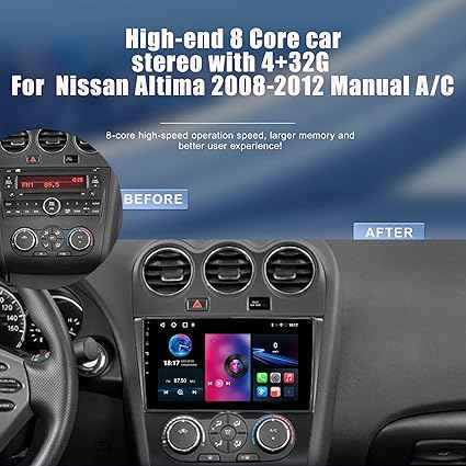 NISSAN ALTIMA 2008-2012 ANDROID ROUND AC
