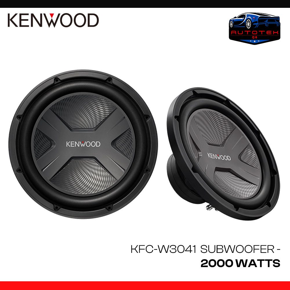 KENWOOD KFC-W3041 Car Subwoofer - 2000 Watts.