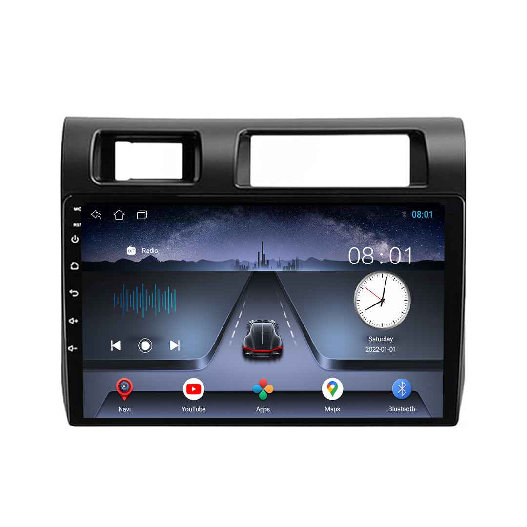 TOYOTA LC Pickup / Abu shanab / Shaas ANDROID (BLACK/WOODEN)
