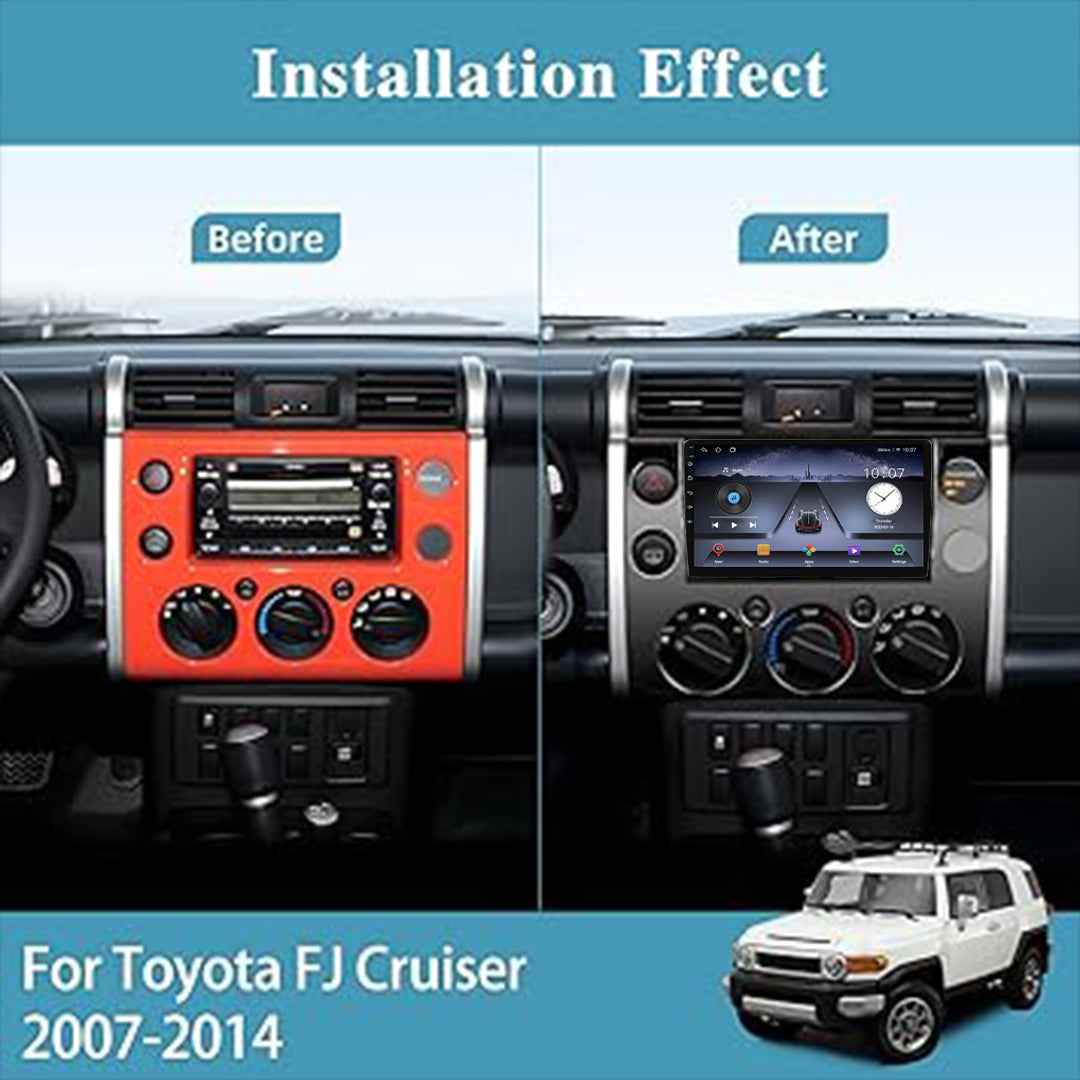 TOYOTA FJ 9" 2006-2020 BLACK ANDROID