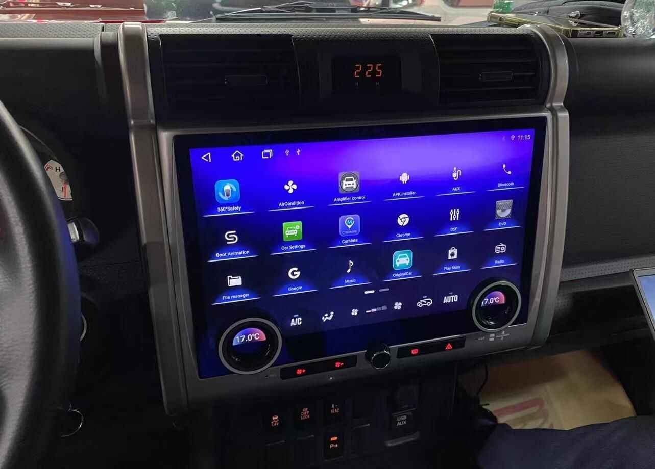 TOYOTA FJ 13.3" 2007 2021 WITH A/C CONTROLS ANDROID 4GB RAM 32GB STORAGE
