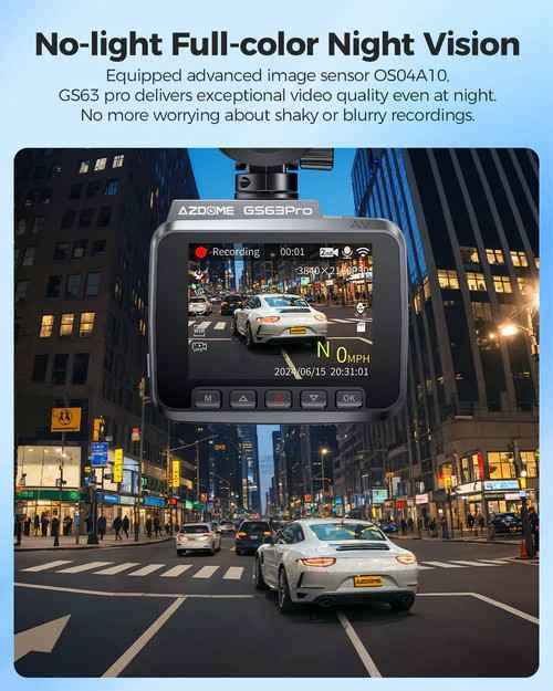 Dashcam AZDOME GS63 PRO 4K ULTRA HD