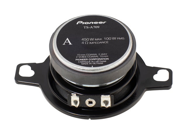 Pioneer TS-A709 A Series 2-3/4 inch Two-Way, 450W Max Power, 16mm Tweeter - Coaxial Speaker (Pair)