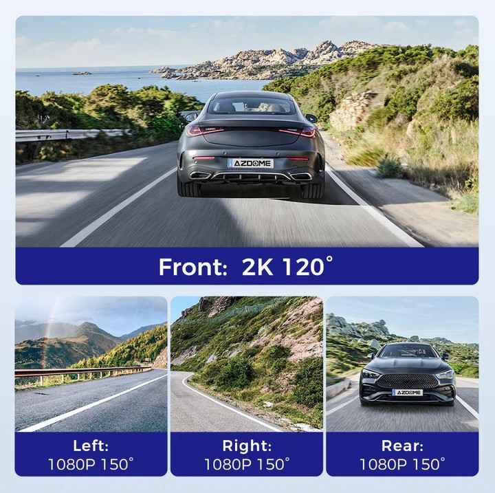 Dashcam AZDOME 4CH M660 4K ULTRA HD