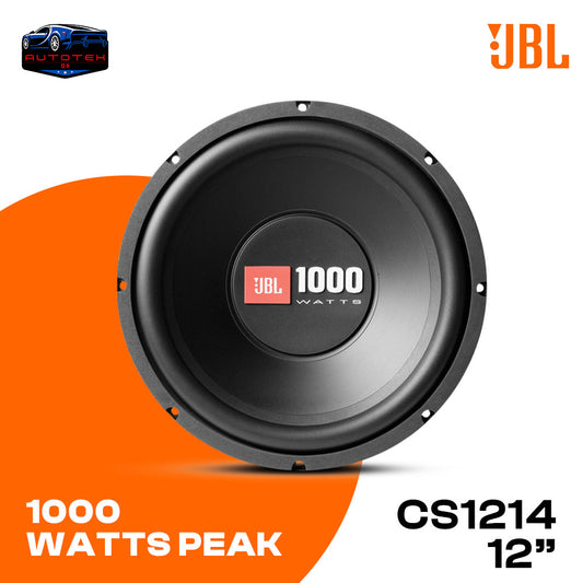 CS1214T 12" BASS TUBE CAR AUDIO SUBWOOFER | 250W RMS, 1000 PEAK.