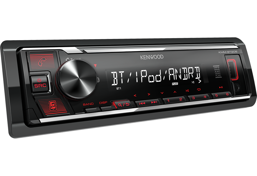 Kenwood KMM-BT205 Digital Car Radio with USB/iPod/Bluetooth