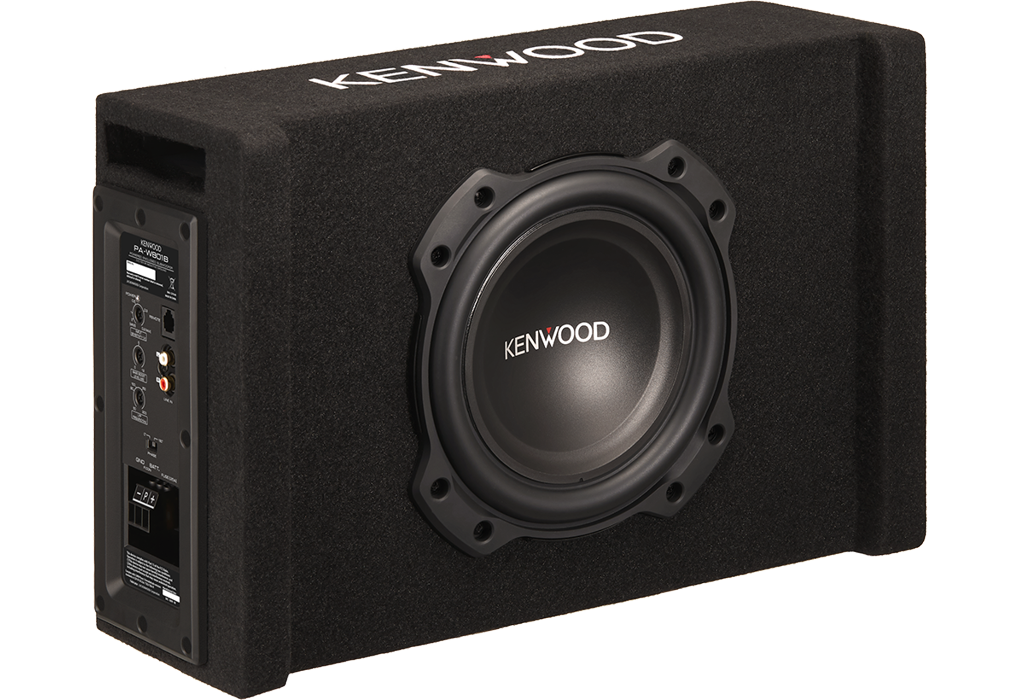Kenwood Active Compact 400W Subwoofer Enclosure PA-W801B PAW801B