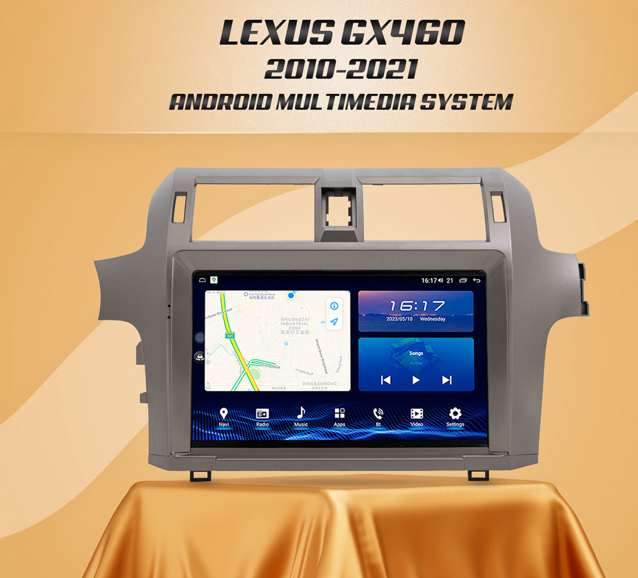 11.8 inch Android screen 4GB 32GB for Lexus GX460 2010-2020 Car Carplay audio video player stereo radio multimedia GPS navigation