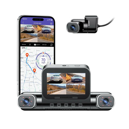 DASHCAM AZDOME 4CH M660 4K ULTRA HD built in 128GB STORAGE