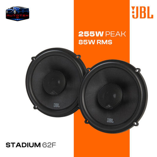 JBL Harman Kardon Stadium 62F 2-Way Car Speaker Set 255 Watt Car Speaker Boxes 165 mm Black.