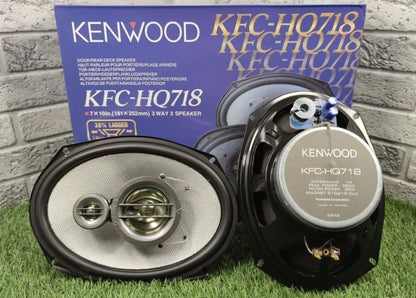 Kenwood KFC-HQ718 7×10″ 3-Way Car Audio Speaker – 320W Peak, 80W RMS High-Performance