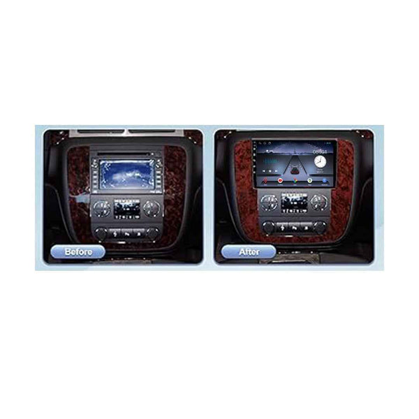 GMC/CHEVROLET 9" 2008-2013 WITH DECORE (9930) WOODN ANDROID