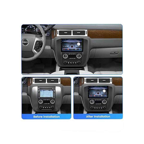 GMC/CHEVROLET 9" 2008-2013 WITH DECORE (9930) BLACK ANDROID