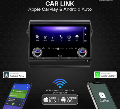 Toyota Fj Cruiser 2008-2024 (13-inch) 8 GB AND 128 STORAGE Android Multimedia System with Knobs (Black)