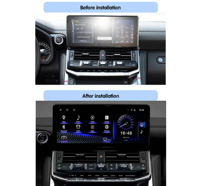 Toyota Land Cruiser GXR LC300 2022-2025 (12.3-inch) 8 GB RAM 128 STORAGE Android Multimedia