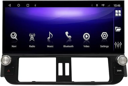 12.3 inch Car Radio for Toyota Prado 2010-2013（HIGH Option Android Touch Screen Stereo Head Unit with Wireless CarPlay Android Auto FM