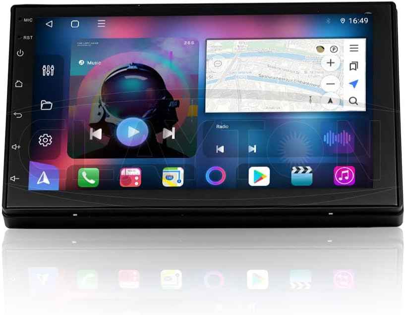 Clayton Car Stereo Screen For Toyota Universal (7-inch) Full Touch Android Multimedia Monitor & Screen Tablets Video Players, Support 1024x768P (RAM 2GB, ROM 32GB)