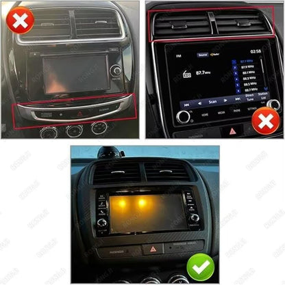 Touch Screen Android Car Stereo for Mitsubishi ASX 2016 2017 2018 2019 2020 2021 2022 Car Radio Built-in Car-Play Android Auto GPS Navigation Dash Kit