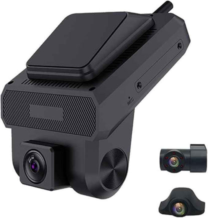 Dashcam C3 4G WIFI GPS TRACKING FHD 1080P 3 CAM (LIFE TIME Subscription Free) .