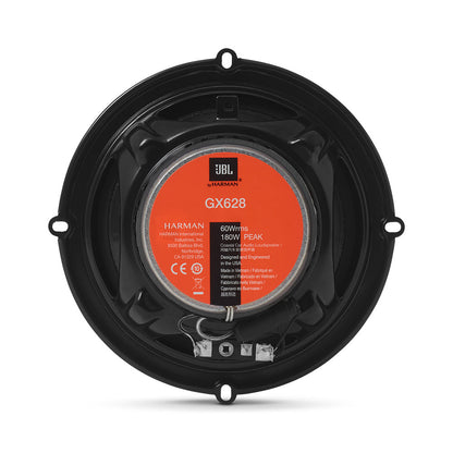 JBL GX628 GX SERIES 6.5" 180W PEAK POWER 2-WAY COAXIAL CAR LOUDSPEAKERS (PAIR).