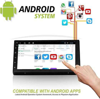 Clayton Car Stereo Screen For Toyota Universal (7-inch) Full Touch Android Multimedia Monitor & Screen Tablets Video Players, Support 1024x768P (RAM 2GB, ROM 32GB)