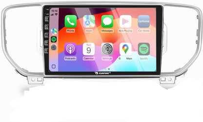 Car Stereo for Kia Sportage KX5 2016 2017 2018 Wireless Carplay Android Auto, 9 inch IPS 1280 * 720 Touch Screen Radio Bluetooth GPS Navigation DSP 5G WiFi