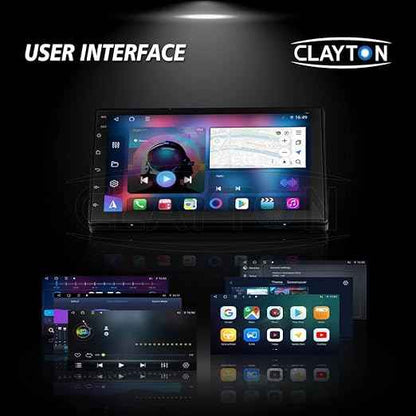 Clayton Car Stereo Screen For Toyota Universal (7-inch) Full Touch Android Multimedia Monitor & Screen Tablets Video Players, Support 1024x768P (RAM 2GB, ROM 32GB)