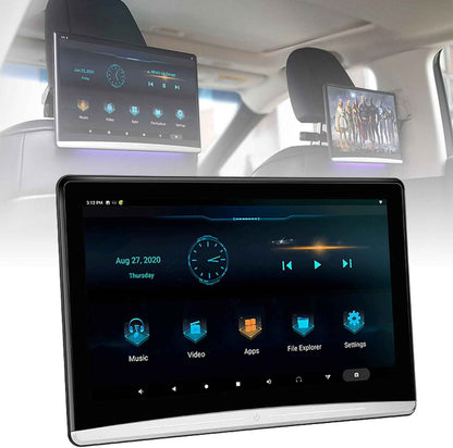 HEAD REST 10.6INCH ANDROID 2GB RAM 16GB STORAGE VER.13 (PAIR) .