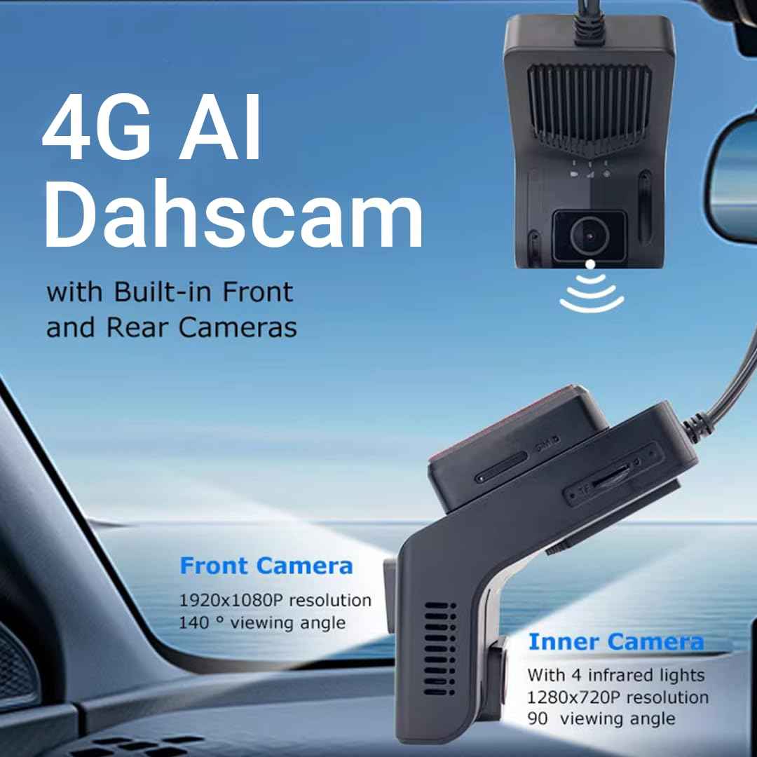 Dashcam c3-n 3ch WiFi Tracker with ADAS DMS.