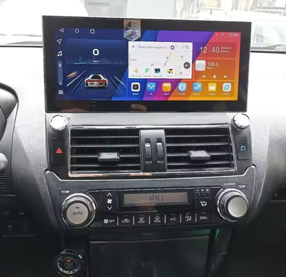 12.3 inch Android car stereo for Toyota Prado 2014-2017 - Touch screen, GPS, Bluetooth, Wi-Fi, Apple CarPlay support, Wireless AHD camera with Android system