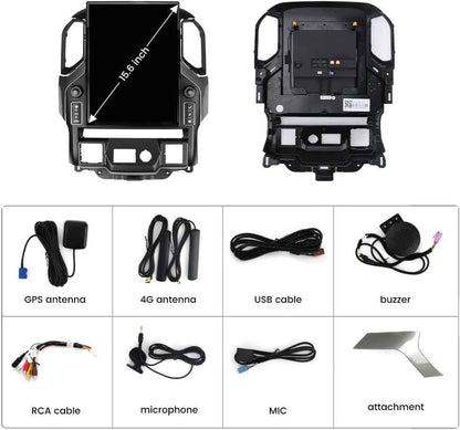 Chevrolet Silverado / GMC Sierra 2019 - 2021 Android TESLA 15.6 " 8GB RAM +128GB STORAGE