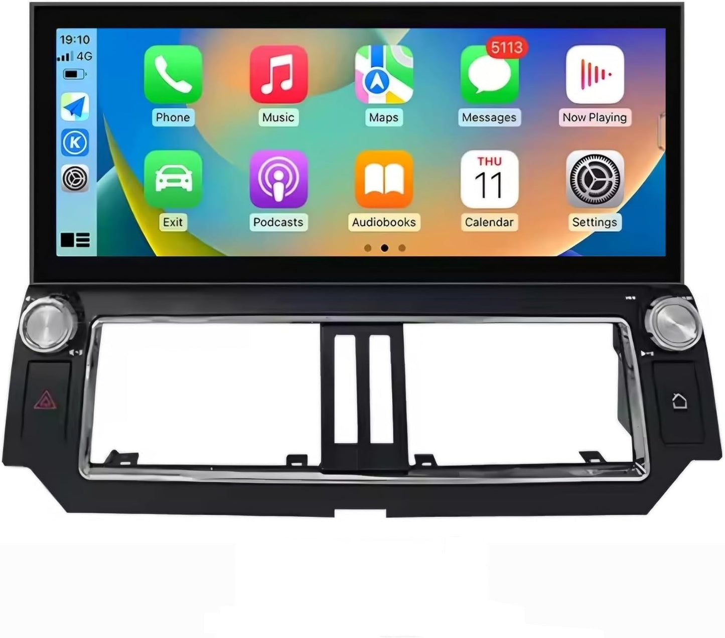 12.3 inch Android car stereo for Toyota Prado 2014-2017 - Touch screen, GPS, Bluetooth, Wi-Fi, Apple CarPlay support, Wireless AHD camera with Android system