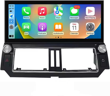 12.3 inch Android car stereo for Toyota Prado 2014-2017 - Touch screen, GPS, Bluetooth, Wi-Fi, Apple CarPlay support, Wireless AHD camera with Android system