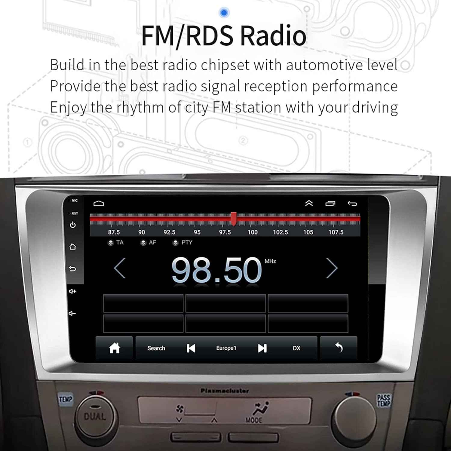 TOYOTA CAMRY 2007-2011 ANDROID .