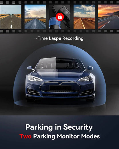 DASH CAM MIRROR FULL SCREEN DUAL CAMERA 4K WDR (MR 2CAM 4K) 2CH.