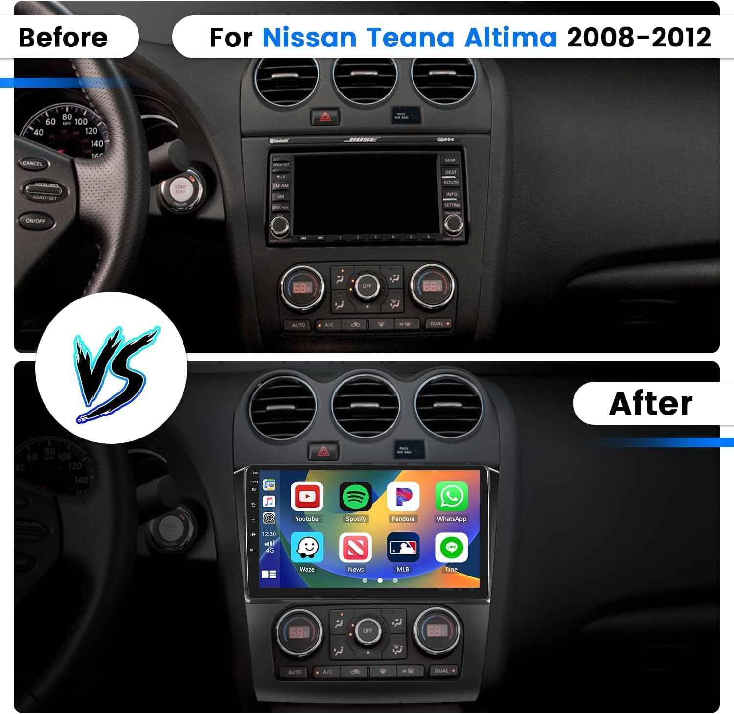 NISSAN ALTIMA 2008-2012 ANDROID