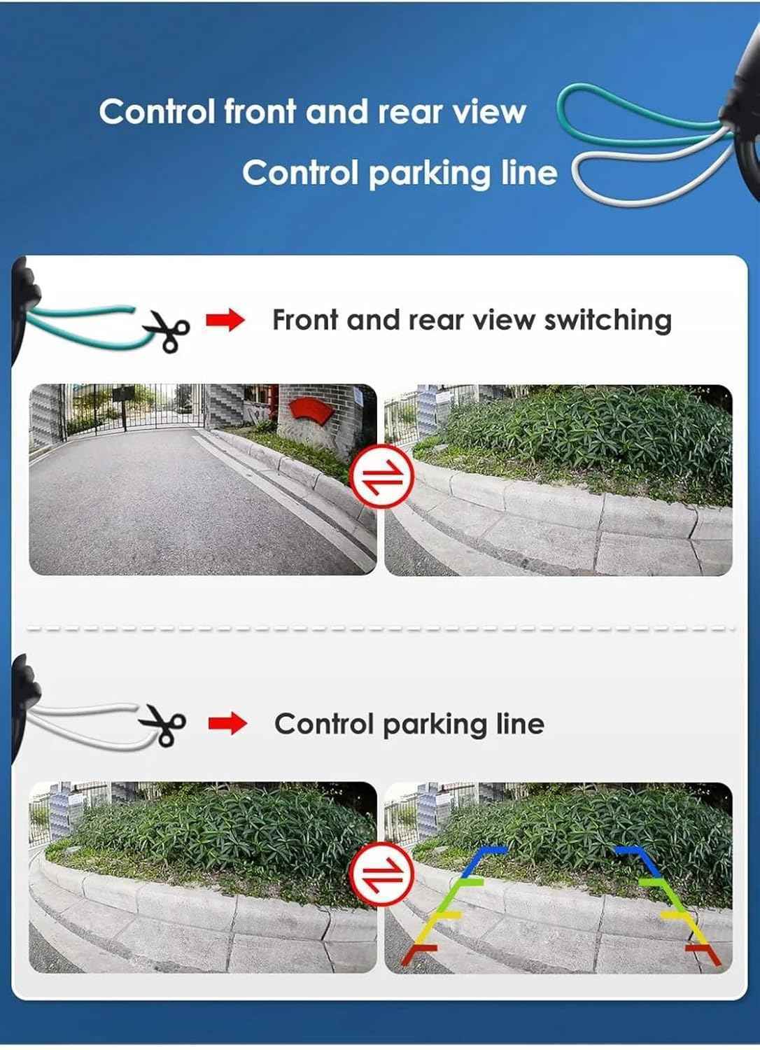 X3 GMC CAR REAR VIEW OR FRONT VIEW CAMERA.