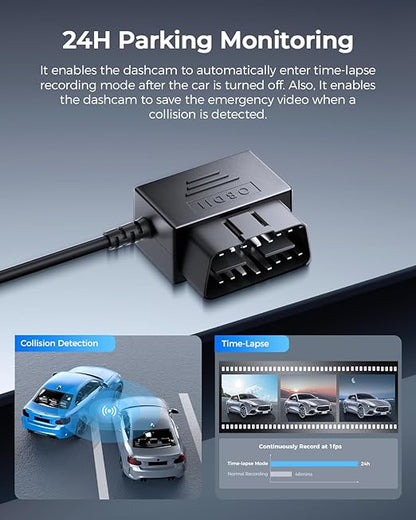 Dash Cam AZDOME M580 2CH new with 4" Touch Screen