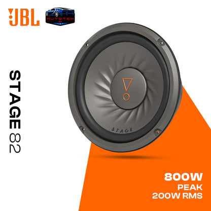 JBL STAGE 82 CAR AUDIO SUBWOOFER, 200 WATTS RMS, VOICE COIL.